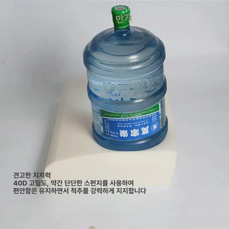 소파 등받이 쿠션 폭 직사각형 5번 벨벳 90x높이 연회색 너비 50x높이 40x두께 10cm - 상세 이미지 4