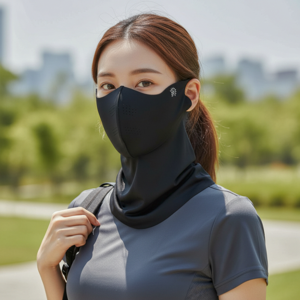 레이솔 자외선차단 스포츠 러닝 골프 마스크 쿨링 얼굴 햇빛가리개 이미지 8