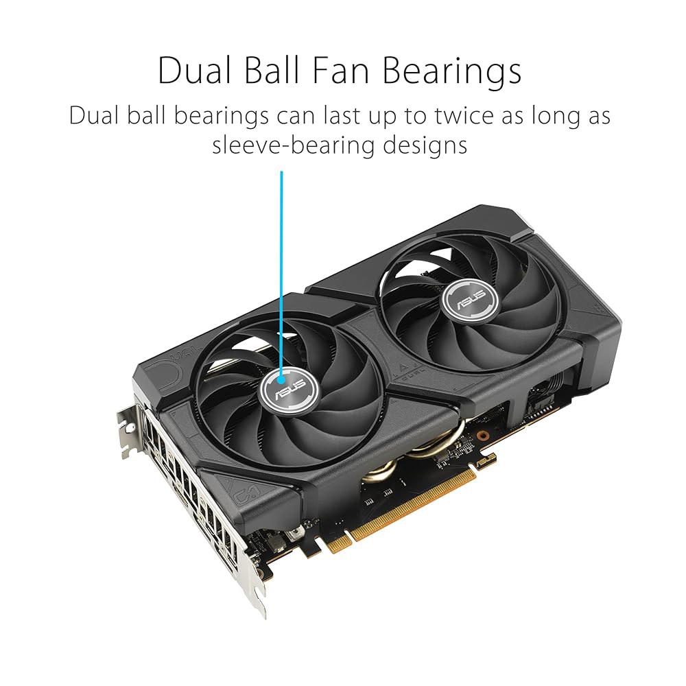ASUS Dual Radeon RX 7600 EVO 2.5슬롯 GDDR6 Tweak 4.0, 1.4a, III) OC 8GB 디자인, HDMI GPU Edition (PCIe GD - 상세 이미지 3