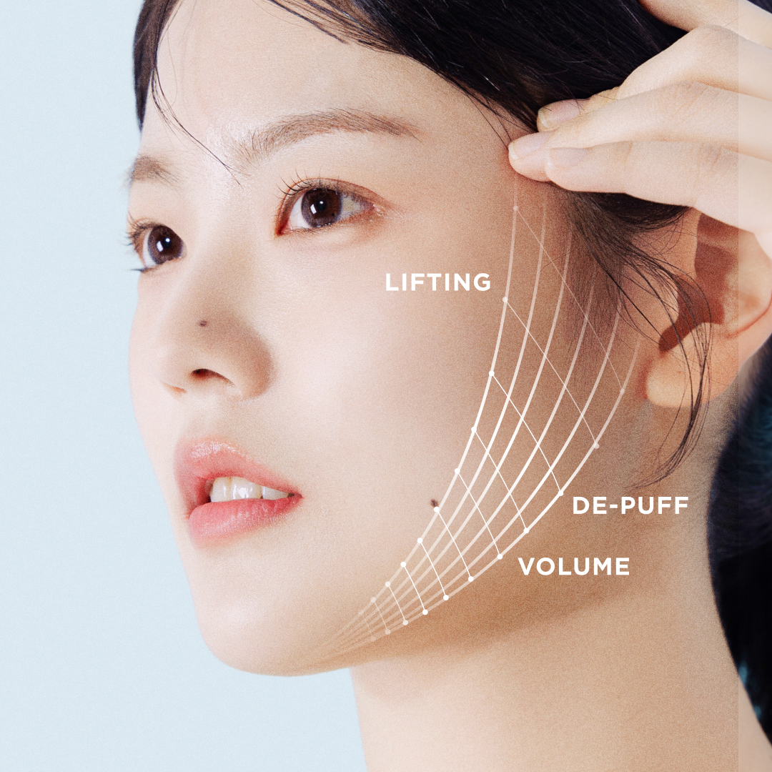 여우리 붓기패치 쿨링 얼굴 브이라인 리프팅 윤곽 관리 하이드로겔 마스크팩 3개입 - 상세 이미지 3