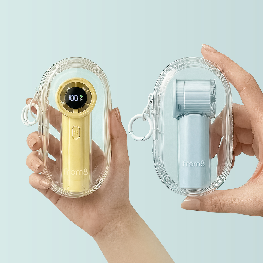 프롬비 휴대용 미니 포켓 제트 파우치팬 손 선풍기 터보 손풍기 FH281 제품 이미지