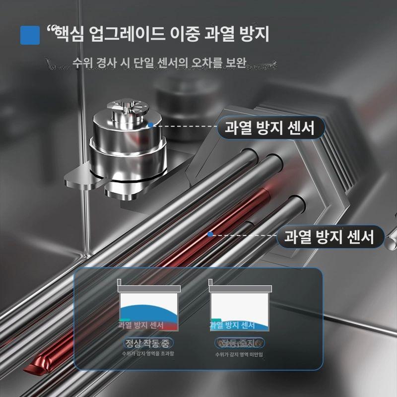 업소용면탕기 대형 전기 면삶는기계 자동 해면기 라멘 2헤드 디럭스 한정판 - 상세 이미지 3
