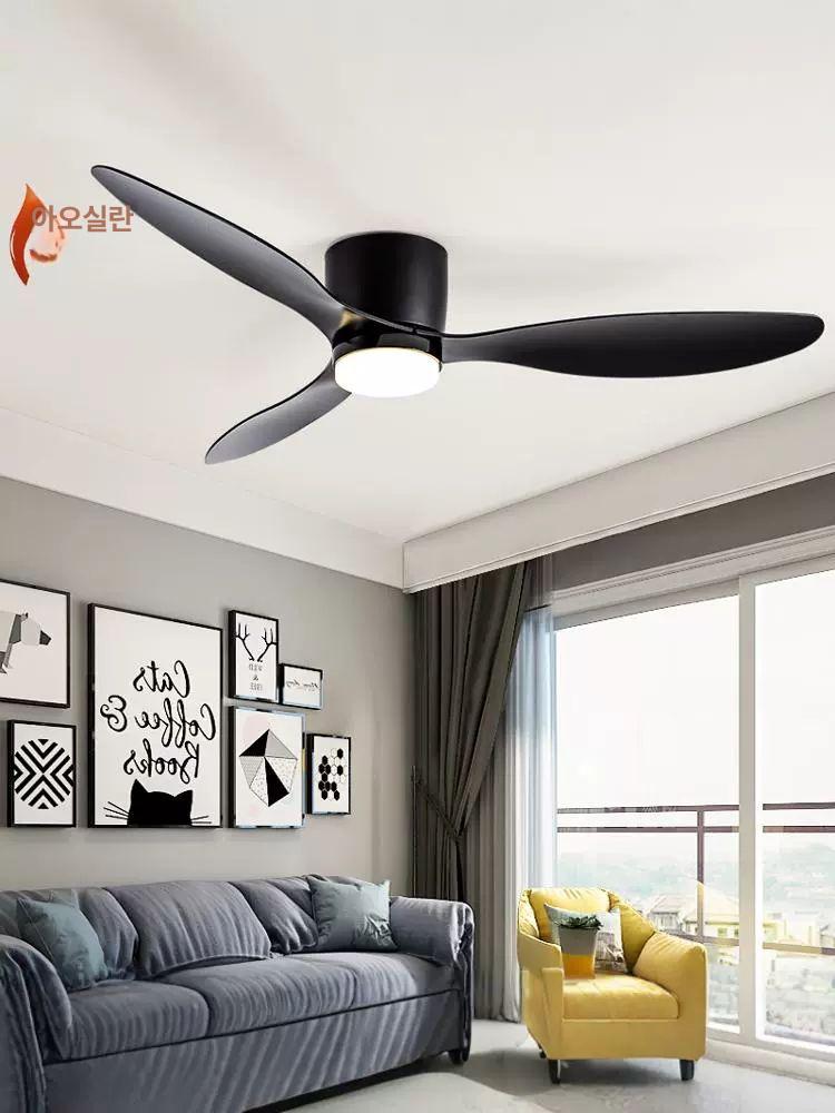 SOVE 소브 실링팬 107cm 화이트 3엽 BLDC 모터 저소음 슬림형 리모컨 사계절 조명 없음 42 화이트 - 상품 이미지