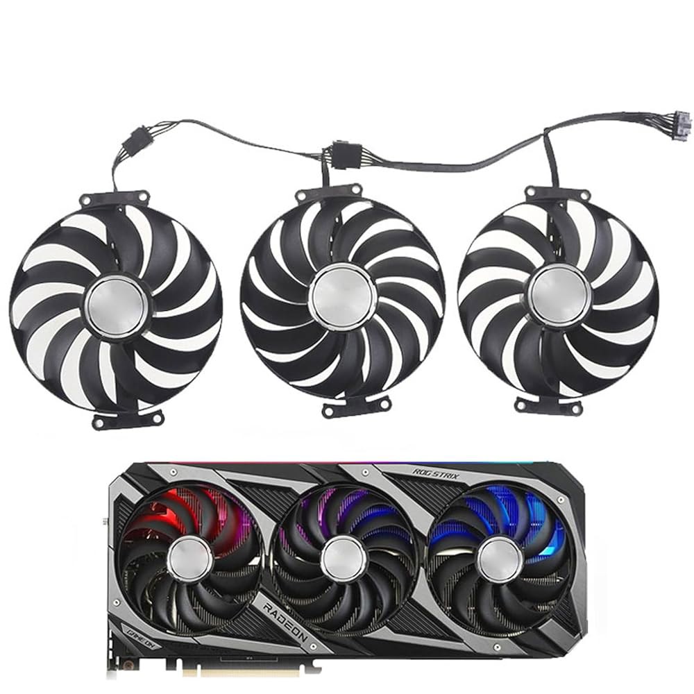 95mm T129215SU CF1010U12S DC12V 그래픽 카드 3060 게이밍 RX 3070 3080 RTX Ti 6700용 3090 ASUS 팬 Strix ROG - 상품 이미지