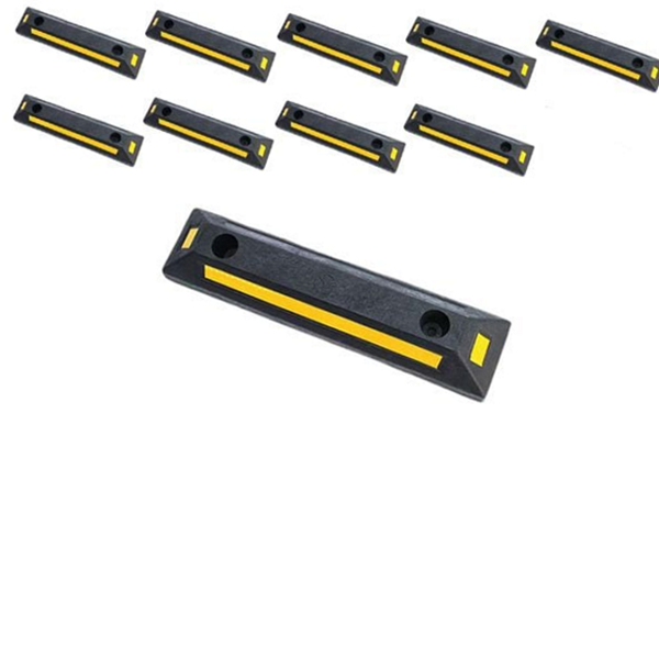 차량용 자동차 주차 블럭 바닥형 고무 주차 블럭 안전 주차장 - 상품 이미지