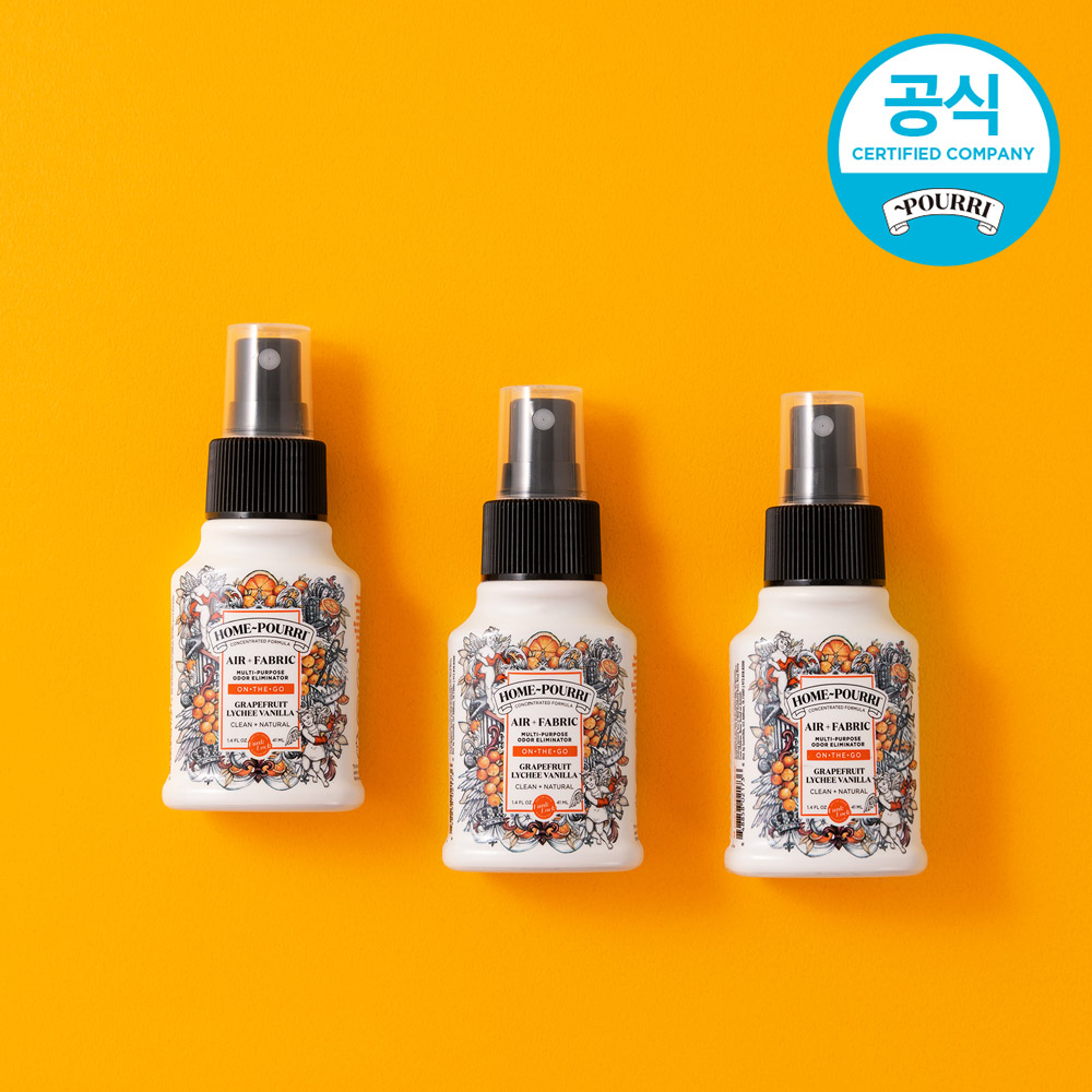 푸푸리 홈푸리 섬유 드레스 퍼퓸 탈취제 향수 41ml, 3개 세트 - 상세 이미지 4