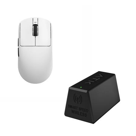 ATK [ATK] VXE R1 PRO MAX 유무선 [잠자리] 게이밍 마우스 [화이트] + 4K 리시버 [블랙] 정품