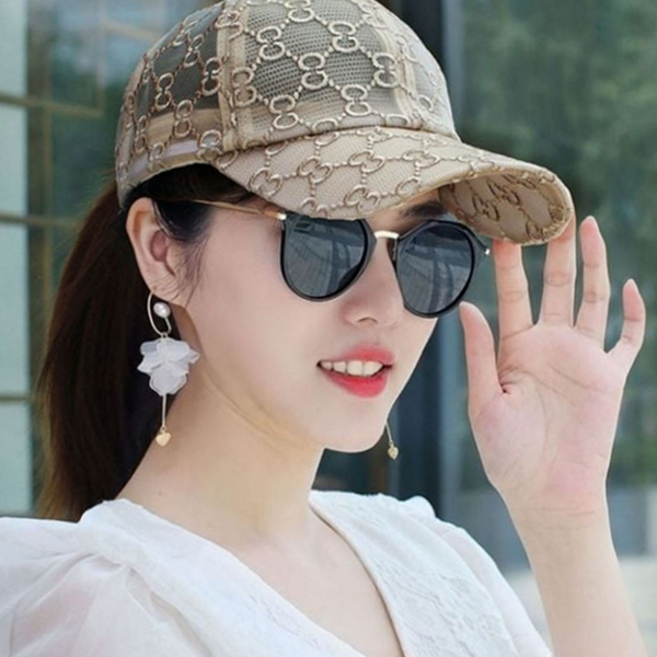 메쉬 여름 야구 모자 스포츠 볼캡 테니스 통기성 패턴 - 상품 이미지