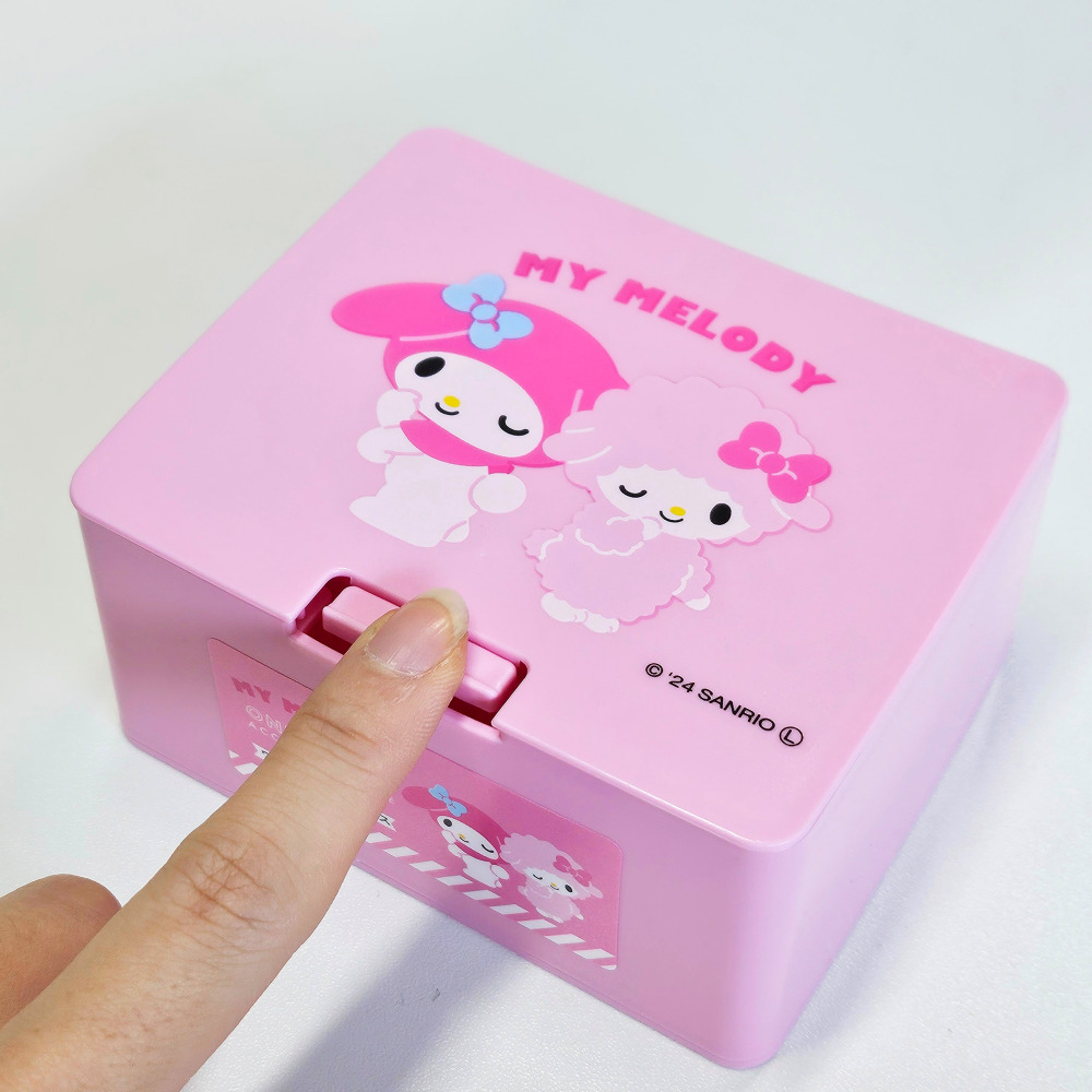 24년 산리오 마이멜로디 원터치 다용도 수납함 - 상세 이미지 4