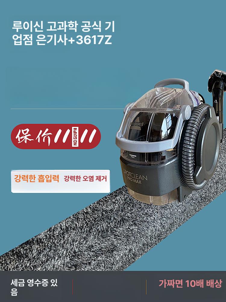 비쎌 스팟클린 애견용 프로 휴대용 강력흡입 분사 습식 카펫 패브릭 얼룩제거 청소기 3624 실버 나이트 3617Z - 상품 이미지