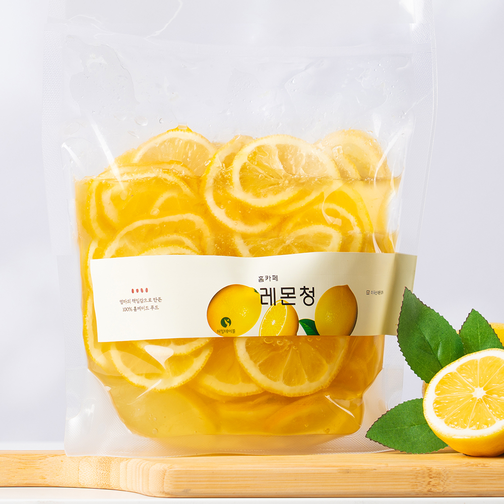 허밍테이블 홈카페 레몬청 대용량 1kg 이미지 6
