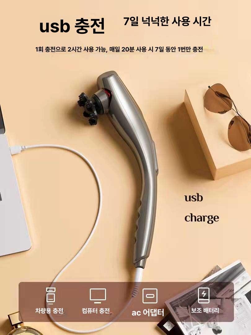 핸디 안마 겨드랑이 승모근 맛사지 마사지 팔뚝살 림프절 어깨뭉침 어깨 목 - 상세 이미지 5