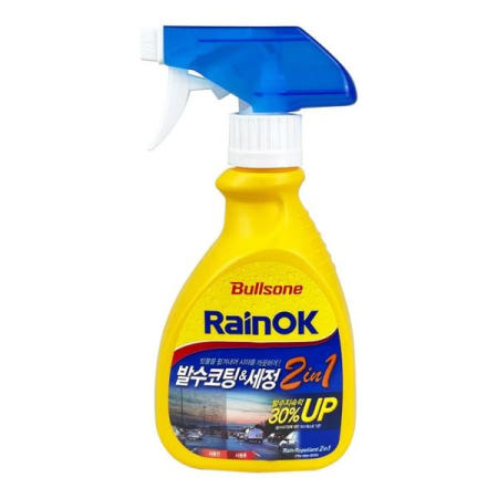 유리세정제 불스원 레인OK 발수코팅세정 스프레이 300ml-O