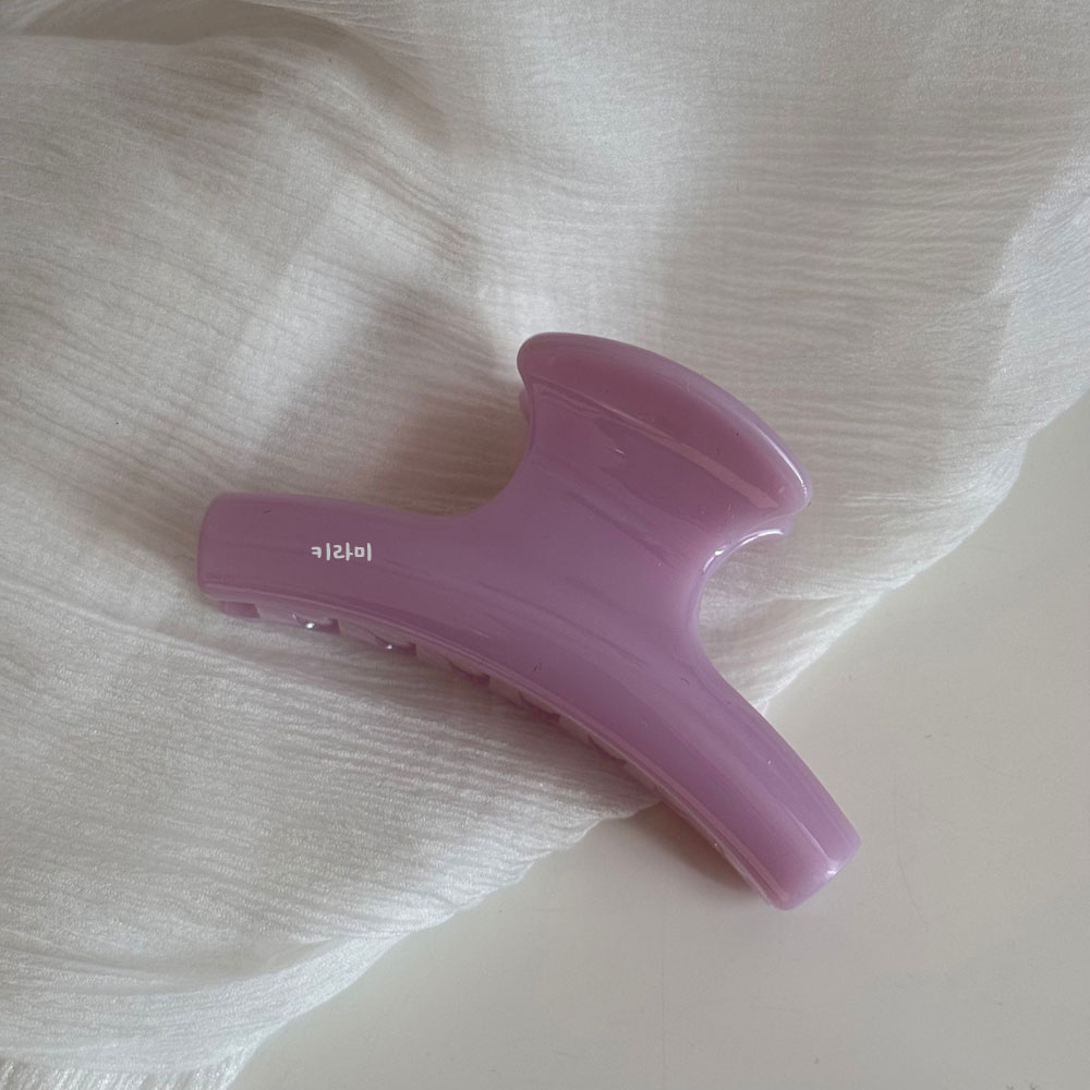 화사한 올림머리핀 심플 데일리집게핀 숱많은 헤어삔 이미지 7
