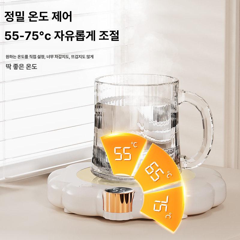 머그워머 전기 사무실 머그컵 커피 컵데우기 히팅 따뜻한차 머그인덕션 온도유지 - 상세 이미지 3
