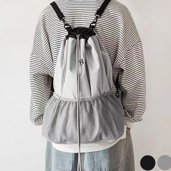 데일리 복조리 백팩 나들이 나일론 백팩 캐주얼 경량 여성 - 상품 이미지