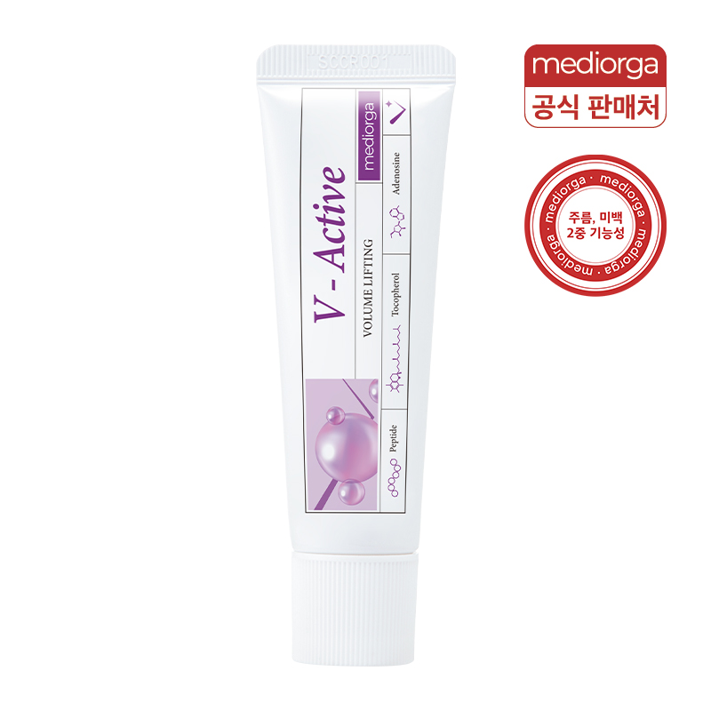 메디올가 브이액티브 크림 주름 탄력 슬로우 안티에이징 케어 30ml, 3개 - 상품 이미지