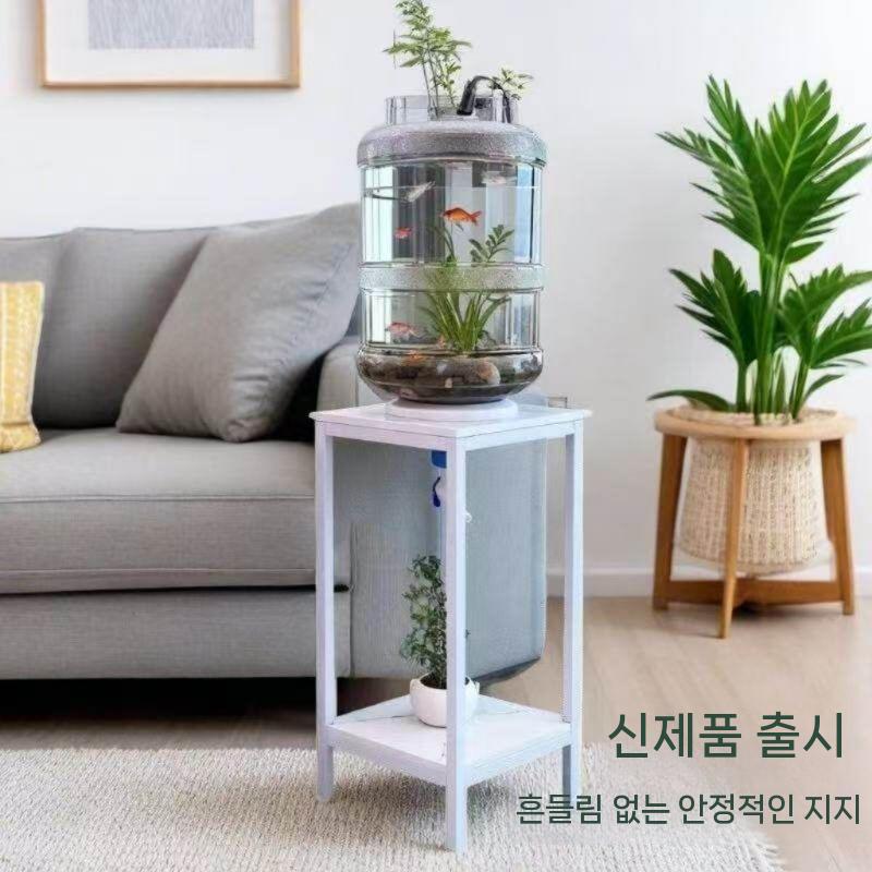 열대어 물수통 투명 수족관용 거북이 거북이수조 어항 수조 대형 축양장 아크릴 물고기 받침대 - 상세 이미지 2