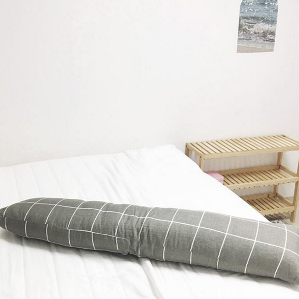 일자형 일자 바디 필로우 안고자는 긴 베개 롱형 쿠션 성인 - 상품 이미지