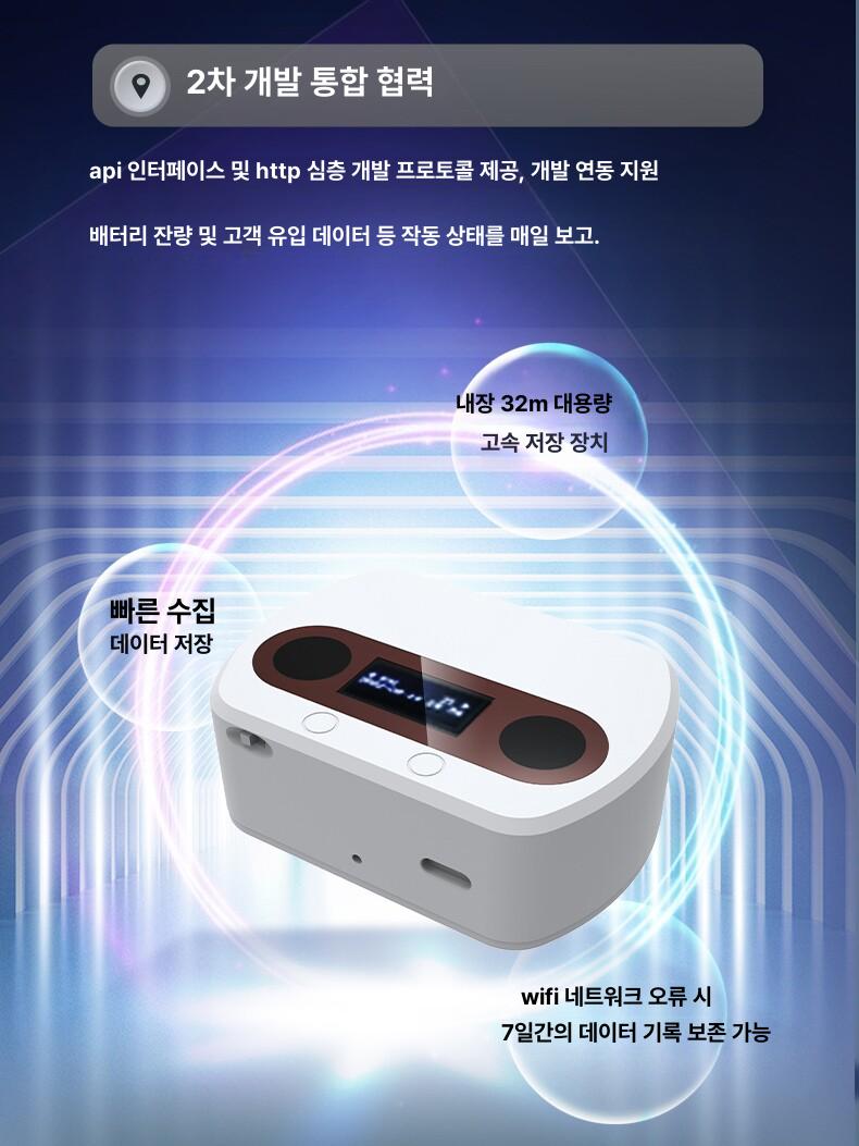 인원 카운터기 숫자 방문객 유동인구 센서 적외선 4G 표준 (모바일 PC) - 상세 이미지 4