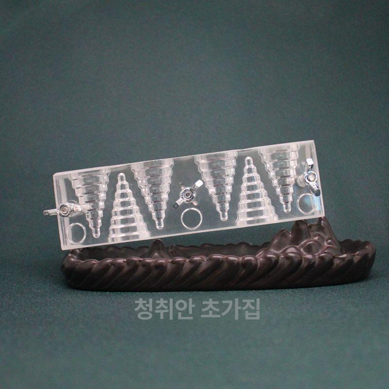 인센스 수제 만들기 DIY 향 콘 몰드 아크릴 양면 16홀 팔각 몰드 - 상세 이미지 4