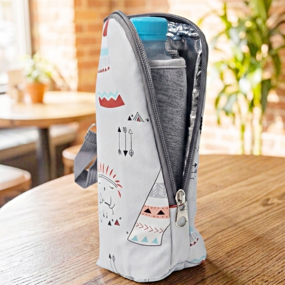 물병 보냉백 생수 보냉파우치 미니 500ml 생수병 등산 물통 가방 주머니 방수 보온 커버 - 상품 이미지