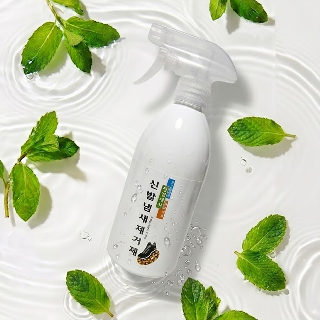 청정세상 신발 탈취제 운동화 안전화 군화 발냄새 제거제 스프레이 500ml, 1개 - 상품 이미지