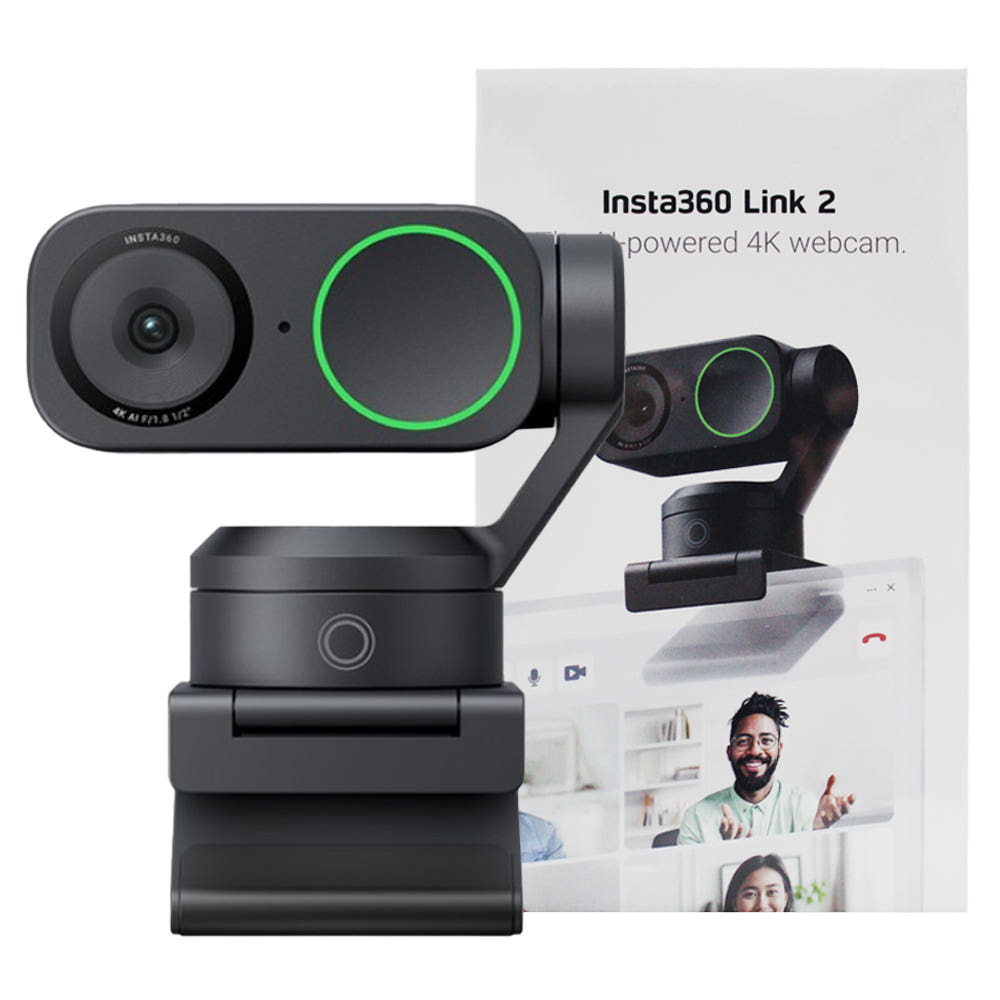 인스타360 Link 2 AI 4K 웹캠 그래파이트 블랙 대표 이미지
