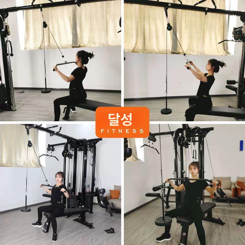 케이블 도르레 홈짐 삼두운동 랫풀다운 운동기구 기구 렛풀다운 플라스틱 로프 웨이트 와이어 - 상세 이미지 4