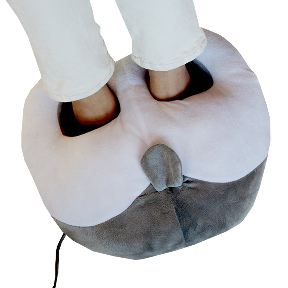 그레이 시바견궁둥이 USB 발열쿠션 발난로 손난로 - 상품 이미지