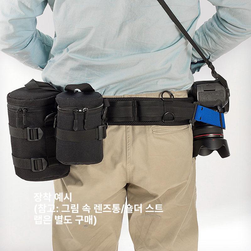 다이아몬드백 Tempo Belt Lite 전문가용 인체공학적 두툼한 패딩 코브라 버클 블랙 (고정 스트랩 없음) - 상세 이미지 3