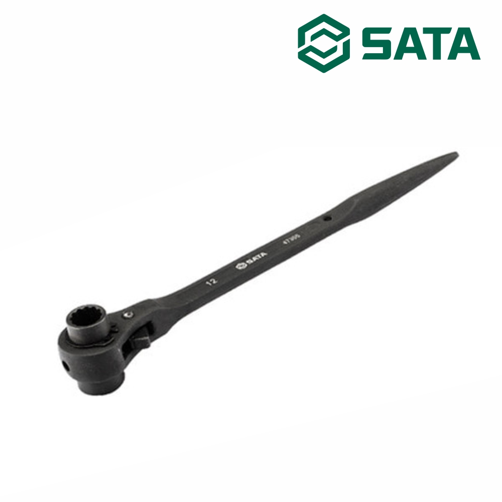 사타 SATA 라쳇 렌치 14x17mm 47308 전기 설비 스틸배관 깔깔이 렌찌 - 상품 이미지