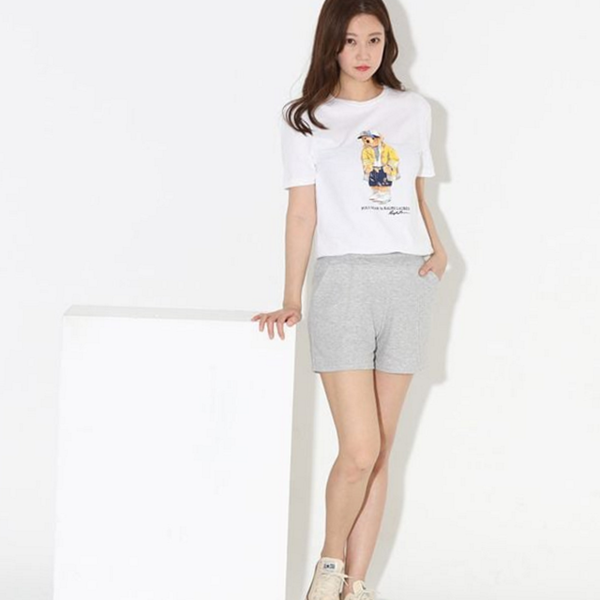 짧은 3부 반바지 캐주얼 여성 면 반바지 데일리반 팬츠 기본 - 상품 이미지