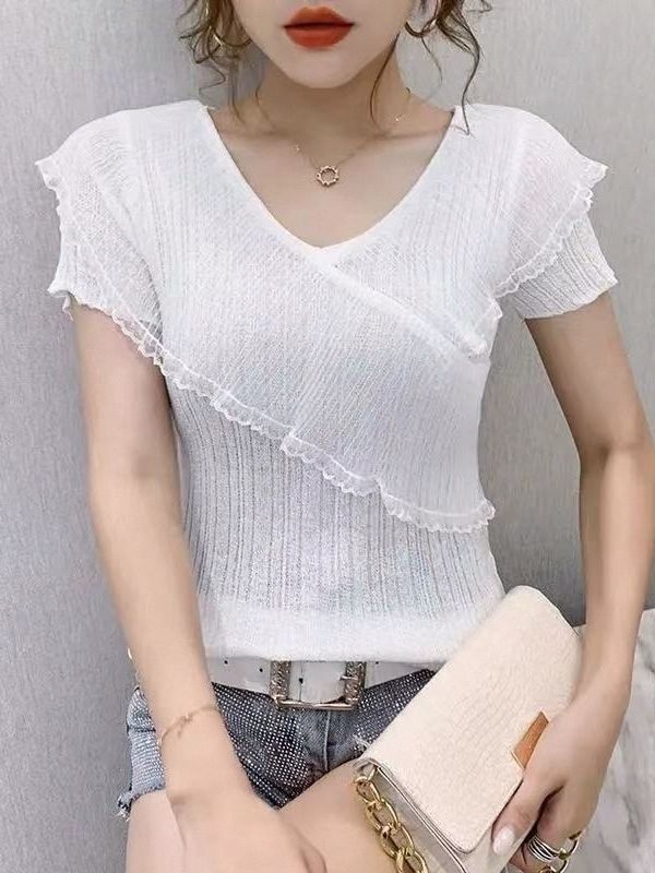 라인 댄스복 상의 사교 줌바 모던댄스 댄스티 라틴 반팔 핑크 S - 상세 이미지 4