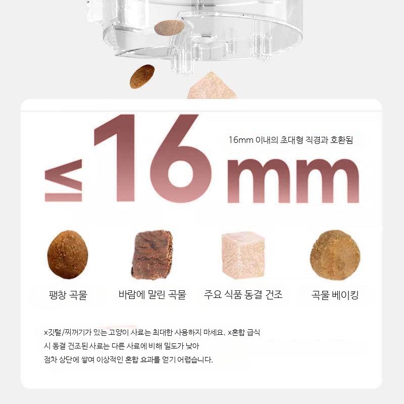 강아지 고양이 스마트 자동급식기 원격 제어 대용량 사료급여기 반려동물 피더 급식기 추천 - 상세 이미지 2