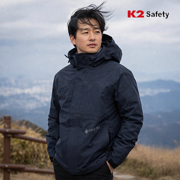 K2 세이프티 남자자켓 봄 가을 고어텍스 자켓 등산복 근무복 경량 점퍼 2101 - 상품 이미지