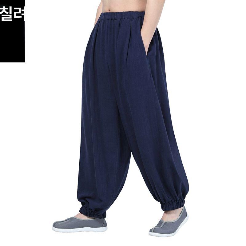 승복 하의 절바지 생활한복 항아리 승려복 법복 팬츠 - 상품 이미지