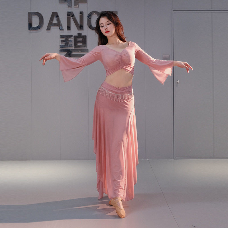 벨리댄스 의상 여성 무용의상 코스튬 요가 댄스복 - 상세 이미지 2