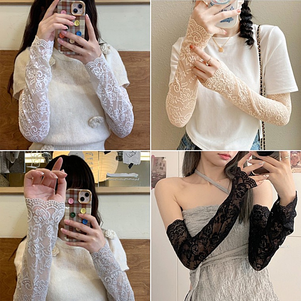 팔토시 레이스 손등 자외선차단 운전 박대표마켓 - 상세 이미지 2