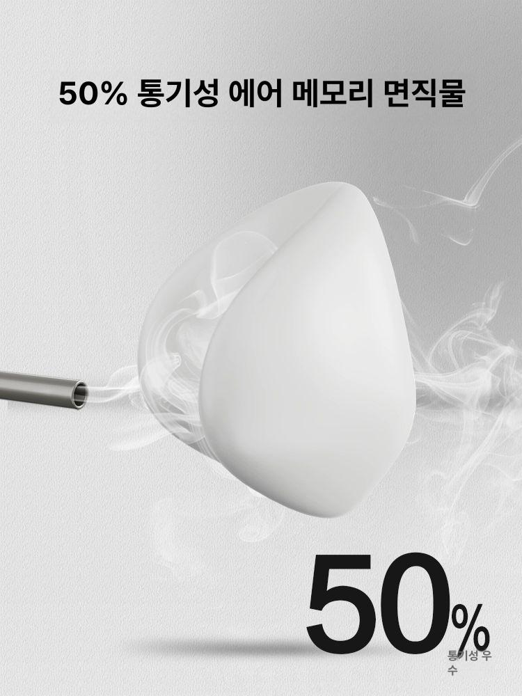 탈부착식 헤드레스트 사무실의자 머리받침 메모리폼 높이조절 - 상세 이미지 4