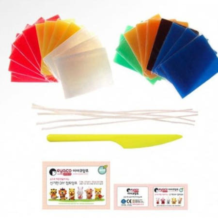 이야코 유토 이야코 양초점토 20장 심지5개 - 43176 /양초만들기