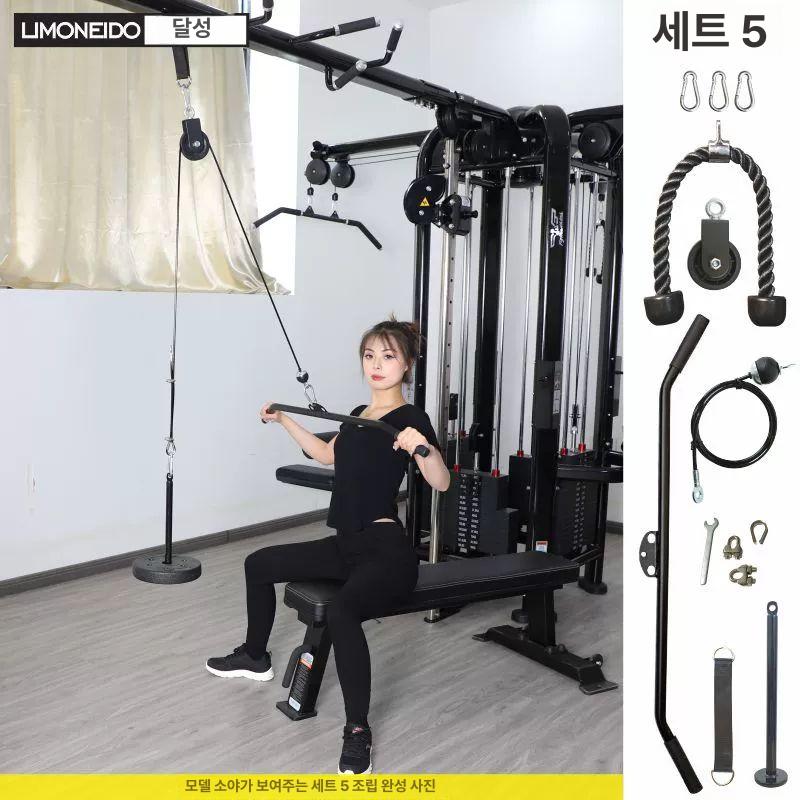 케이블 도르레 홈짐 삼두운동 랫풀다운 운동기구 기구 렛풀다운 플라스틱 로프 웨이트 와이어 - 상세 이미지 3