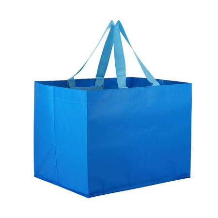 대하상사 마켓다인67 대형 타포린 가방 블루 타포란기방 대형마트가방 시장가방