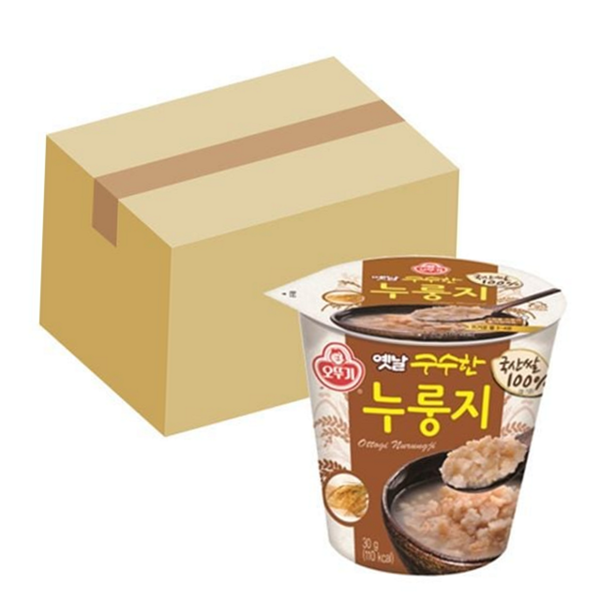 식사대용 옛날 구수한 누룽지 간편식 컵 누룽지 개별포장 휴대용 국산 - 상품 이미지
