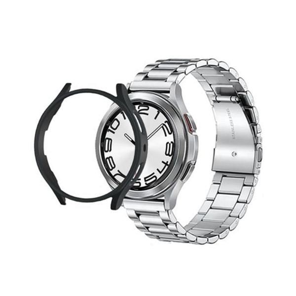 하드 갤럭시워치6클래식 47mm 케이스 메탈 갤럭시워치6클래식 47mm 스트랩 스마트 워치 - 상품 이미지