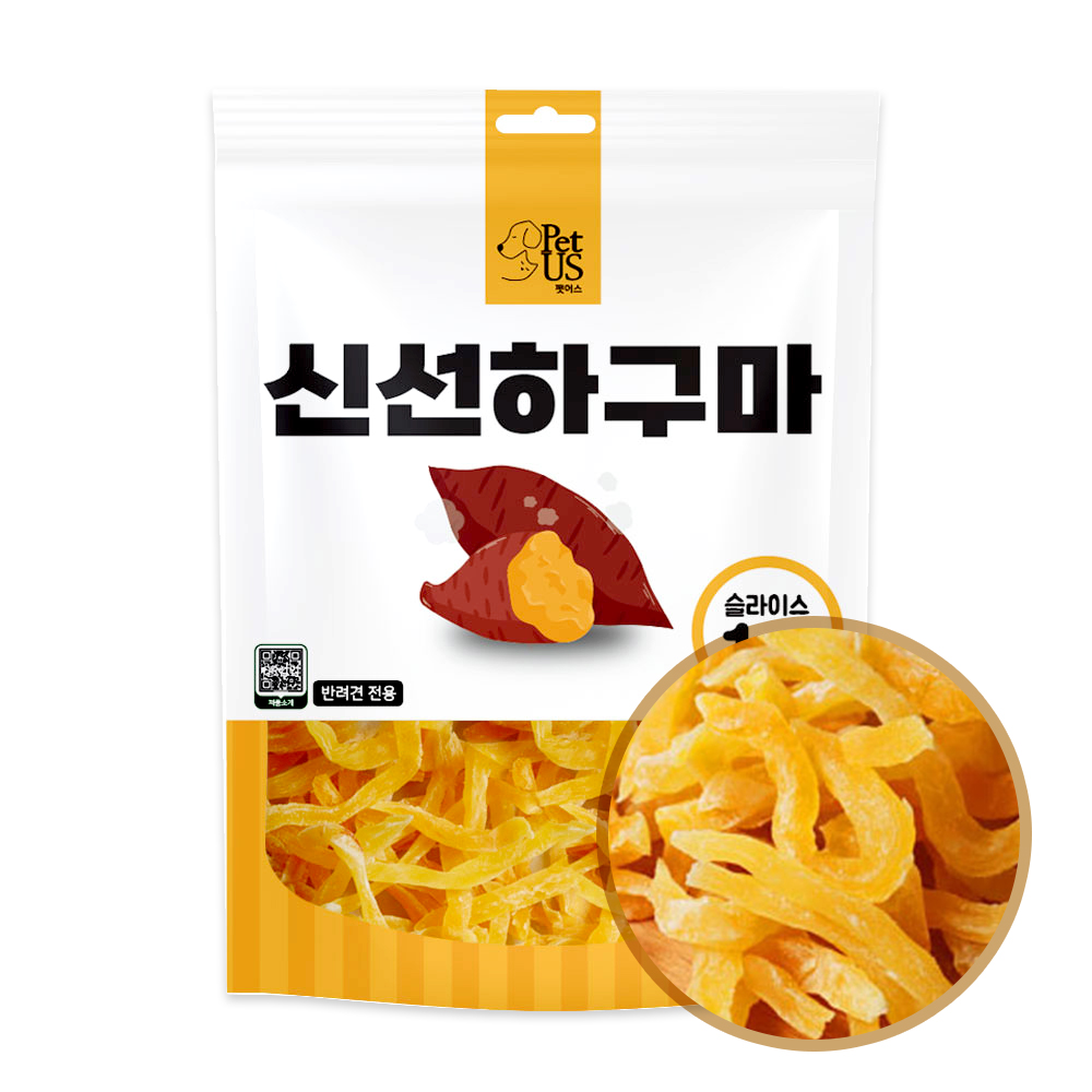 펫어스 강아지고구마 대용량강아지간식 애견 건조 간식 슬라이스 1KG - 상품 이미지
