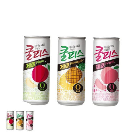 동원 쿨피스 제로 복숭아 자두 파인애플 230ml 각 10입