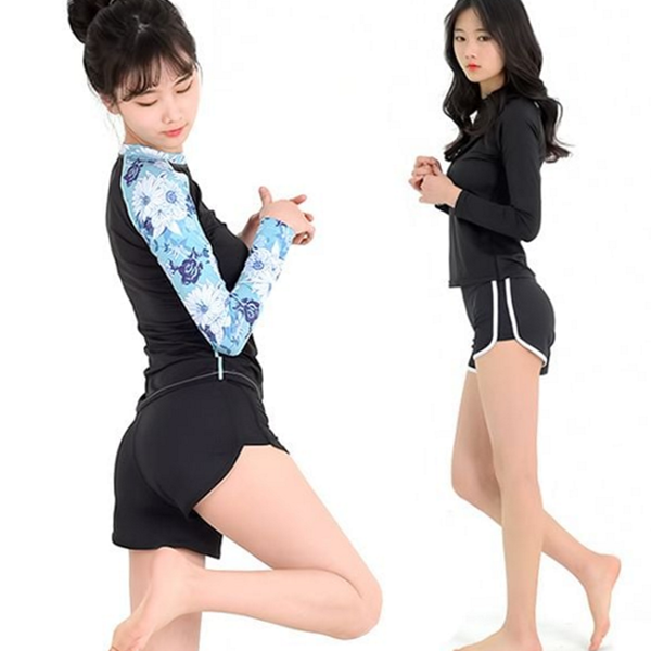 레쉬가드 수영복 반바지 스윔웨어 여성 수영복 반바지 비치 물놀이 - 상품 이미지