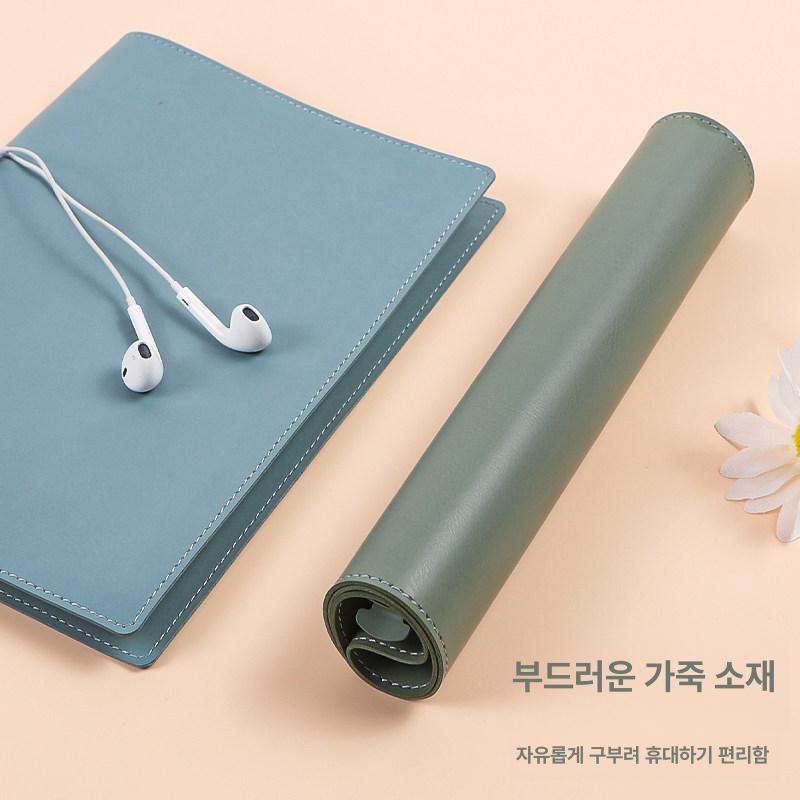 수첩 가죽느낌 6공 다이어리바인더 다이어리커버 A4 A5 소프트 가죽 바인더 탈부착 책커버 - 상세 이미지 2