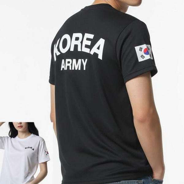 트레이닝 남성 반팔 티셔츠 기능성 남성 쿨링 티셔츠 남녀공용 라운드 - 상품 이미지